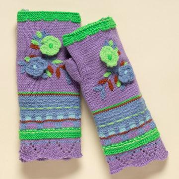Gants en tricot décontractés