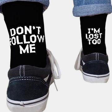 Chaussettes Alphabet Mode Unisexe
