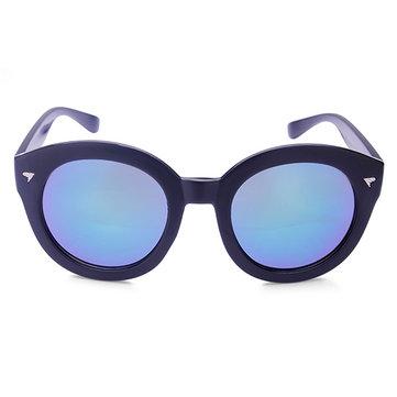 Lunettes de soleil unisexes vintage à monture ronde