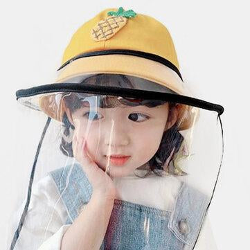 Chapeau de pêcheur transparent coupe-vent pour enfants