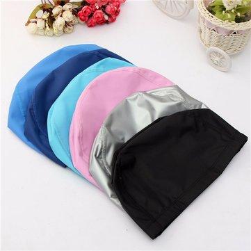 Men Women Waterproof Ear Protector Silicone Hats Sports Swimming Cap