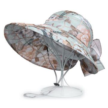 Chapeau de seau soleil plage imprimable été pliable