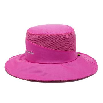 Casquette de pêcheur à visière anti-UV à séchage rapide pour l'extérieur