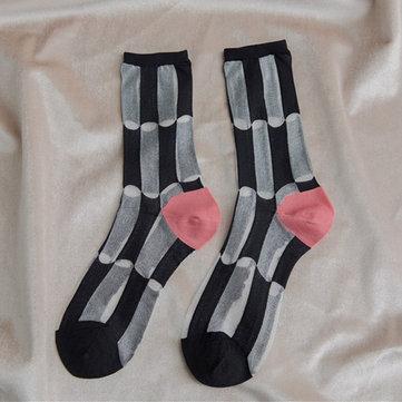 Chaussettes mi-longues en tube élastique d'été