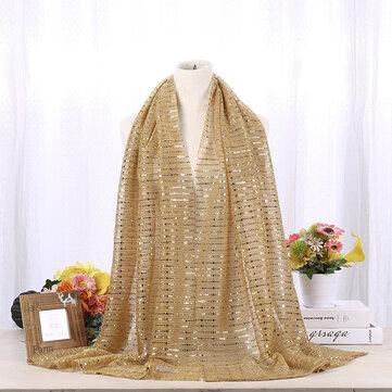 Foulard de style ethnique foulard paillettes foulards châle musulman