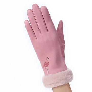 Gants en daim chauds