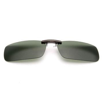 Clip polarisé sur le clip de vision nocturne pour lunettes de soleil pour lunettes à monture en métal