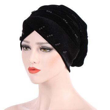 Bonnet Musulman Perle Velours