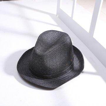 Casquette Jazz Vintage en Coton et Lin