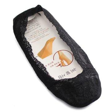 Chaussettes de bateau de lacet antidérapantes invisibles Doublure peu profonde Bonneterie Peep Low Cut