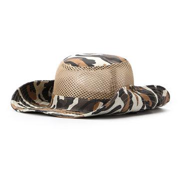 Chapeaux de seau unisexe en coton camouflage d'été