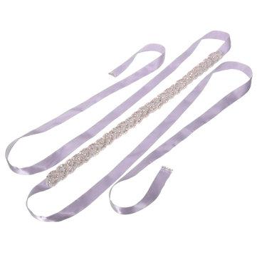 Mariée perle strass ruban ceinture ceinture diamant cristal de mariage robe formelle accessoires