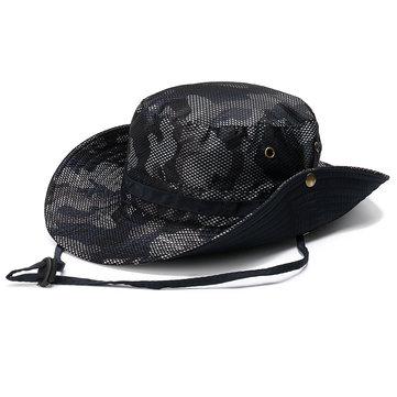 Casquette pare-soleil pliable camouflage à séchage rapide