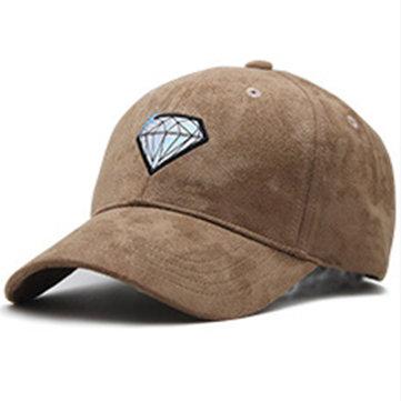 Casquette de baseball de couleur unie diamants