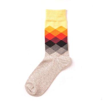 Chaussettes respirantes en coton à dégradé