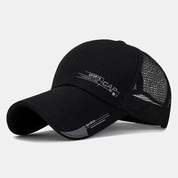 Casquettes de baseball à écran solaire d'été à longs bords