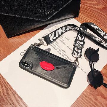 Paquet Carte Beauté X Téléphone Coque 7plus Support Créatif I8 Croix Diagonale Pour Longe De Personnalité 6s