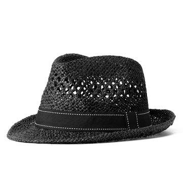 Casquette jazz unisexe avec paille d'été et crème solaire