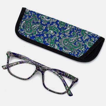 Lunettes de lecture imprimées 3 couleurs avec sac en tissu
