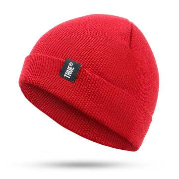 Bonnet tricoté chaud Ski Bonnet en laine Casquette Skull Cap Beanie