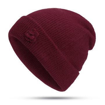 Chapeau de fleurs d'hiver