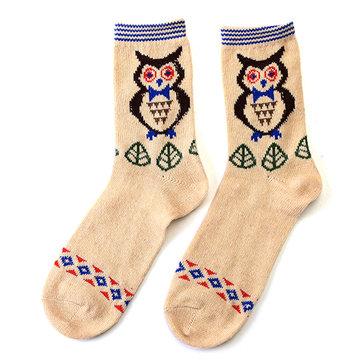 Chaussettes mignonnes de style chinois en laine chaude douce