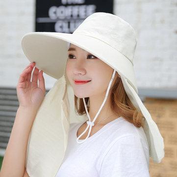 Chapeau de musc pour visage couleur unie solaire