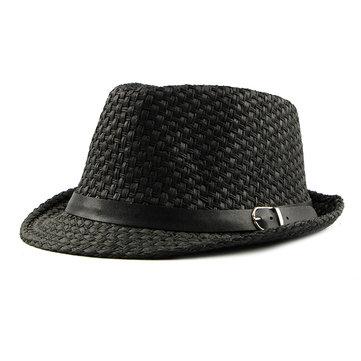 Chapeau de jazz respirant en maille paille tissée