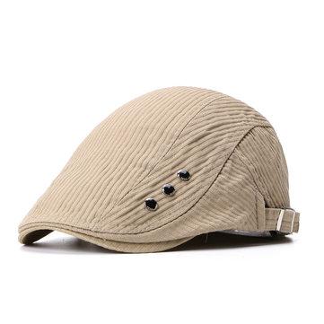 Béret Vogue en coton à boutons d'été