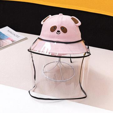 Écran facial amovible avec capuchon anti-poussière pour ourson