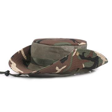 Casquette de pêcheur de camouflage de plein air d'hommes d'hommes
