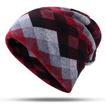 Bonnet unisexe en cachemire à réseau chaud