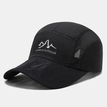 Casquette de baseball de sport Visière antidérapante en maille décontractée à séchage rapide