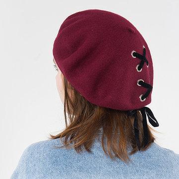 Béret bandage multicolore en laine