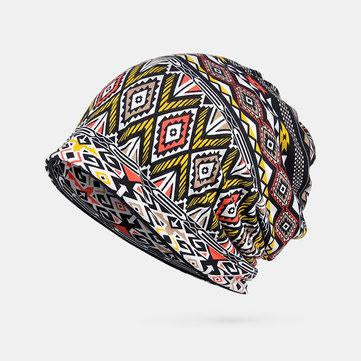 Casquette à double usage Casquettes personnalisées à motif géométrique