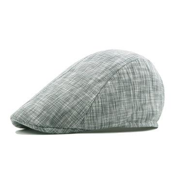 Béret en coton à rayures