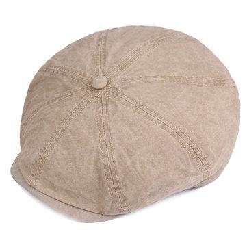 Casquette gavroche respirent style vintage en coton chapeau conducteur octogonal