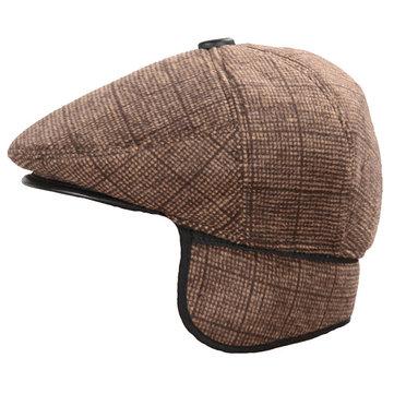 Casquette de béret chaude à treillis métallique