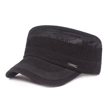 Chapeau en maille plate avec capuchon en mailles pour store respirant