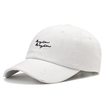 Casquette de baseball en denim délavé unisexe