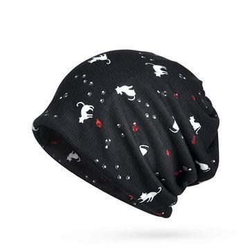 Bonnet en coton à imprimé coupe-vent confortable