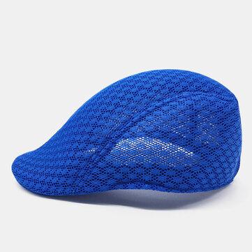 Casquette de journal en maille respirante réglable