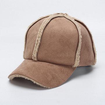Warm Suede Baseball Cap