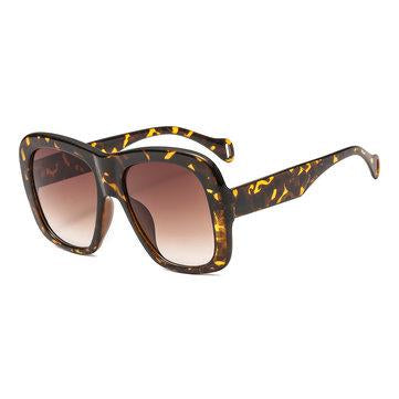 Lunettes de soleil anti-UV Bicolores Box Square Lunettes de soleil