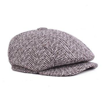 Béret en coton tricot vintage