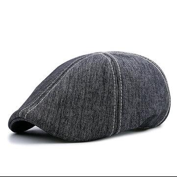 Casquette rétro en coton gris