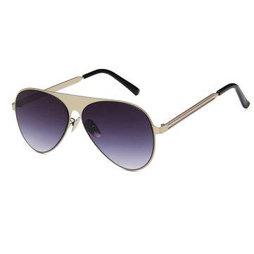 Lunettes de soleil anti-UV en métal mat