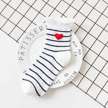 Chaussettes en vrac à rayures Chaussettes en coton Wild Love