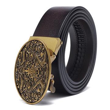 Ceinture à boucle automatique à imprimé exquis