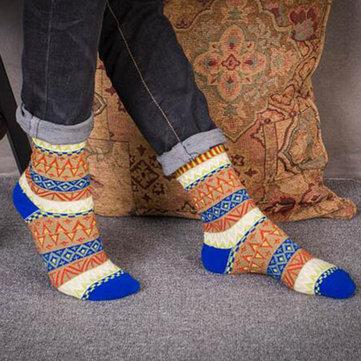 Chaussettes à semelle souple en losange Patchwork Diamond